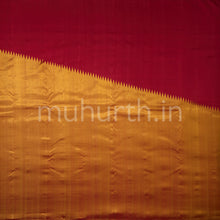 Load image into Gallery viewer, Kanjivaram Temple Rek Arakku Silk Saree