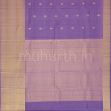 Load image into Gallery viewer, Lavender Pure Kanjivaram Silk Saree