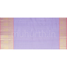 Load image into Gallery viewer, Multi Colour Pure Kanjivaram Silk Saree Lavender