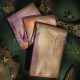 Lavender Rangkat Tissue Luxury Kanjivaram Silk Saree