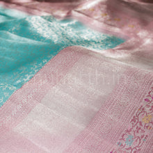Load image into Gallery viewer, Light Ananda Pure Kanjivaram Silk Saree with Pink