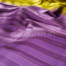 Load image into Gallery viewer, Lavender with Magenta Pure Kanjivaram Silk Saree