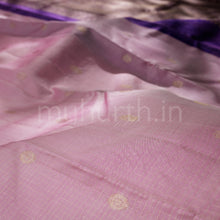 Load image into Gallery viewer, Light Pink Pure Kanjivaram Silk Saree
