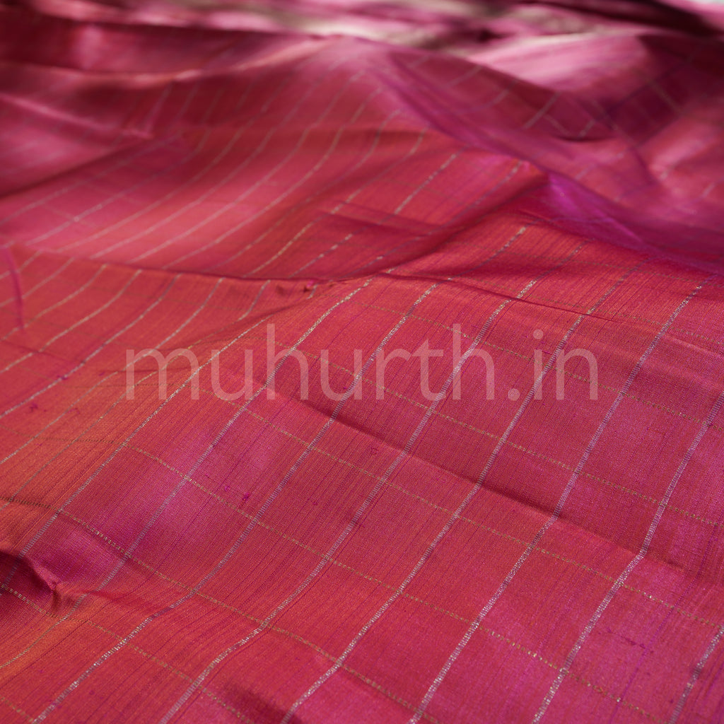 Rani Rose Pure Kanjivaram Silk Saree