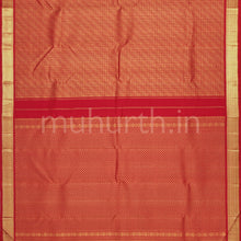 Load image into Gallery viewer, Bright Red Pure Kanjivaram Silk Saree