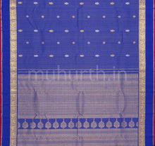 Load image into Gallery viewer, Violet Pure Kanjivaram Silk Saree