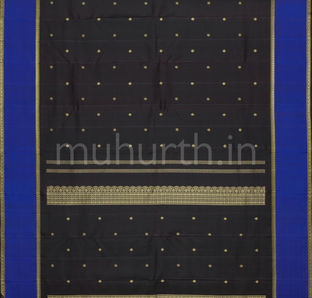 Kanchana Pure Zari Kanjivaram Silk Saree with Violet