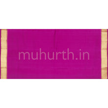Load image into Gallery viewer, Meenakshi Purple Pure Kanjivaram Silk Saree with Magenta