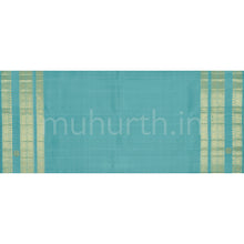 Load image into Gallery viewer, Meenakshi Violet Pure Zari Kanjivaram Silk Saree with Ananda