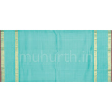 Load image into Gallery viewer, Meenakshi Pure Kanjivaram Silk Saree with Sea Green