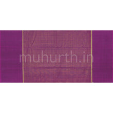 Load image into Gallery viewer, Green Pure Kanjivaram Silk Saree with Magenta