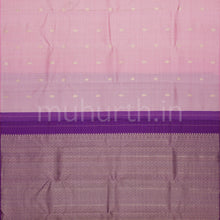 Load image into Gallery viewer, Light Pink Pure Kanjivaram Silk Saree