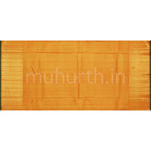 Load image into Gallery viewer, Orange Tissue Pure Kanjivaram Silk Saree