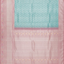 Load image into Gallery viewer, Light Ananda Pure Kanjivaram Silk Saree with Pink