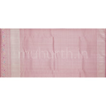 Load image into Gallery viewer, Light Ananda Pure Kanjivaram Silk Saree with Pink