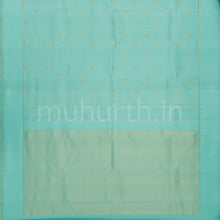 Load image into Gallery viewer, Powder Blue Pure Zari Kanjivaram Silk Saree