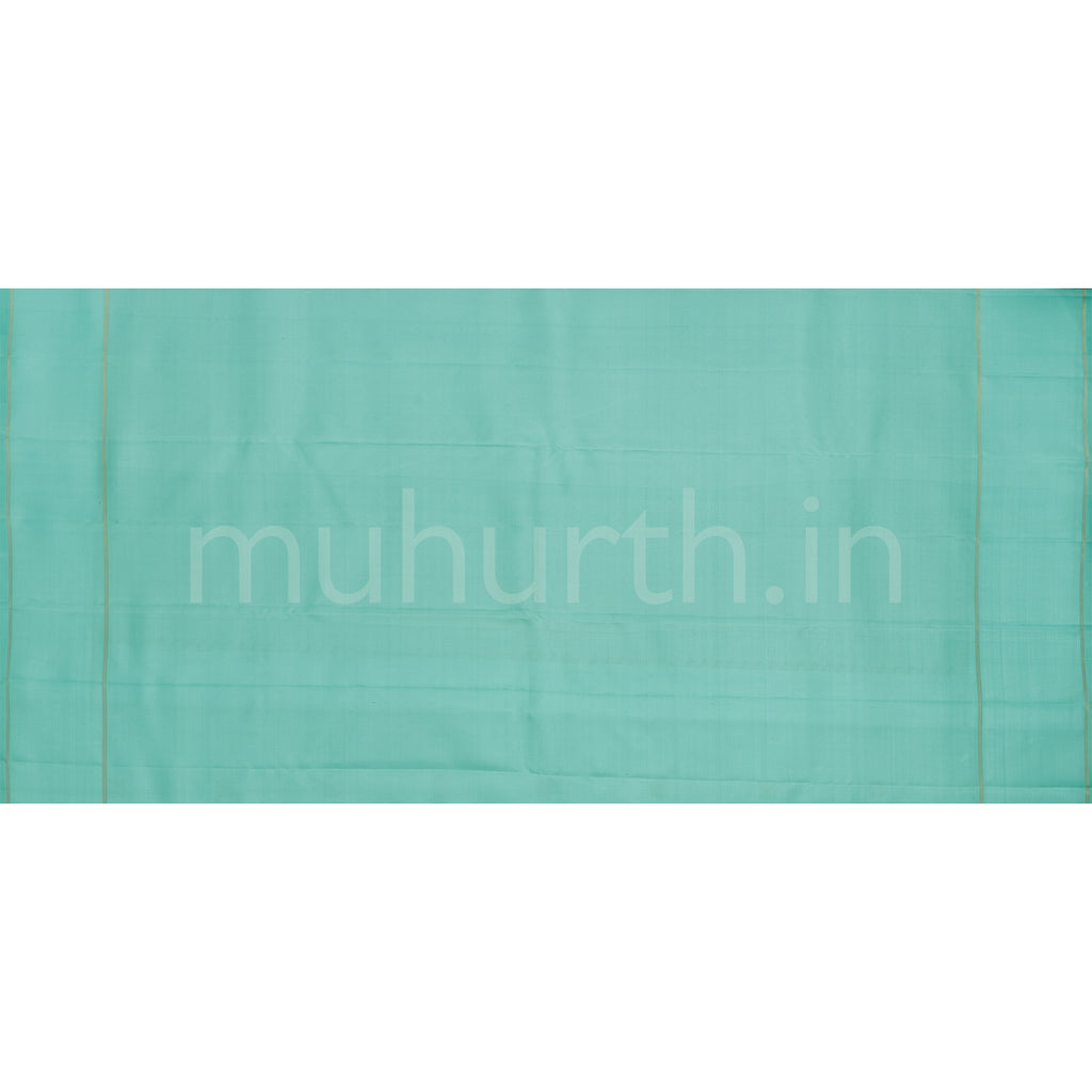 Powder Blue Pure Zari Kanjivaram Silk Saree