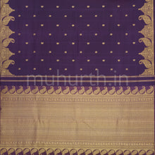 Load image into Gallery viewer, Dark Meenakshi Pure Zari Kanjivaram Silk Saree
