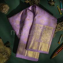 Load image into Gallery viewer, Lavender Designer Meenakari Kanjivaram Silk Saree