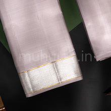 Load image into Gallery viewer, Premium Light Mauve Pure Silk Dhoti with Angavastram