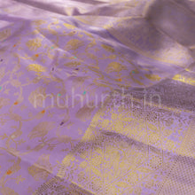Load image into Gallery viewer, Lavender Designer Meenakari Kanjivaram Silk Saree