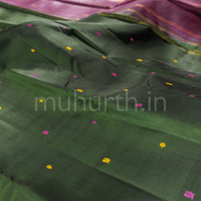 Load image into Gallery viewer, Dark Green Pure Zari Kanjivaram Silk Saree