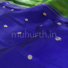 Load image into Gallery viewer, Ink Blue Pure Zari Kanjivaram Silk Saree