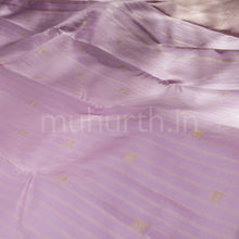 Load image into Gallery viewer, Lavender Muthu Seer Pure Zari Kanjivaram Silk Saree