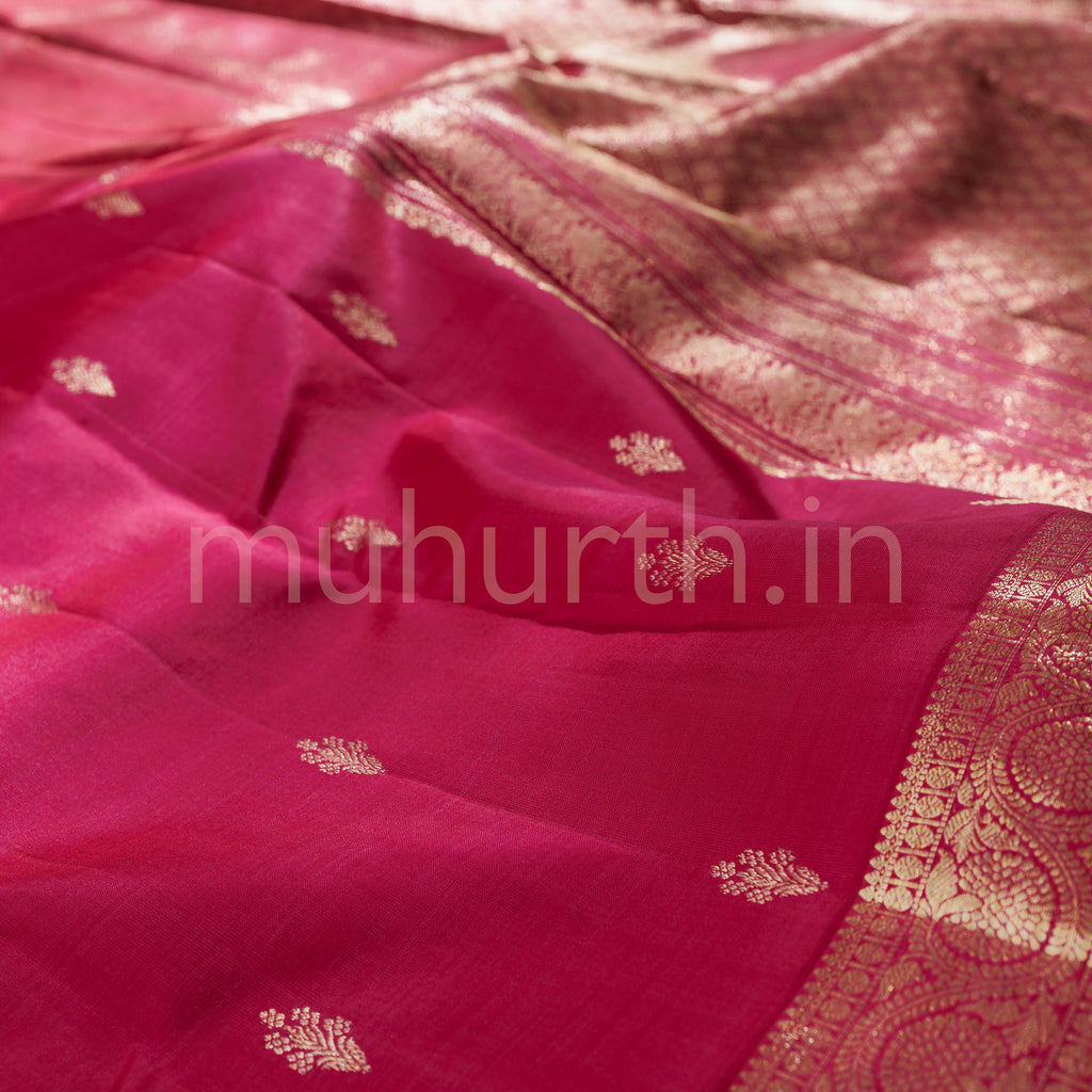 Rani Rose Pure Kanjivaram Silk Saree