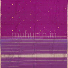 Load image into Gallery viewer, Magenta Pure Zari Kanjivaram Silk Saree