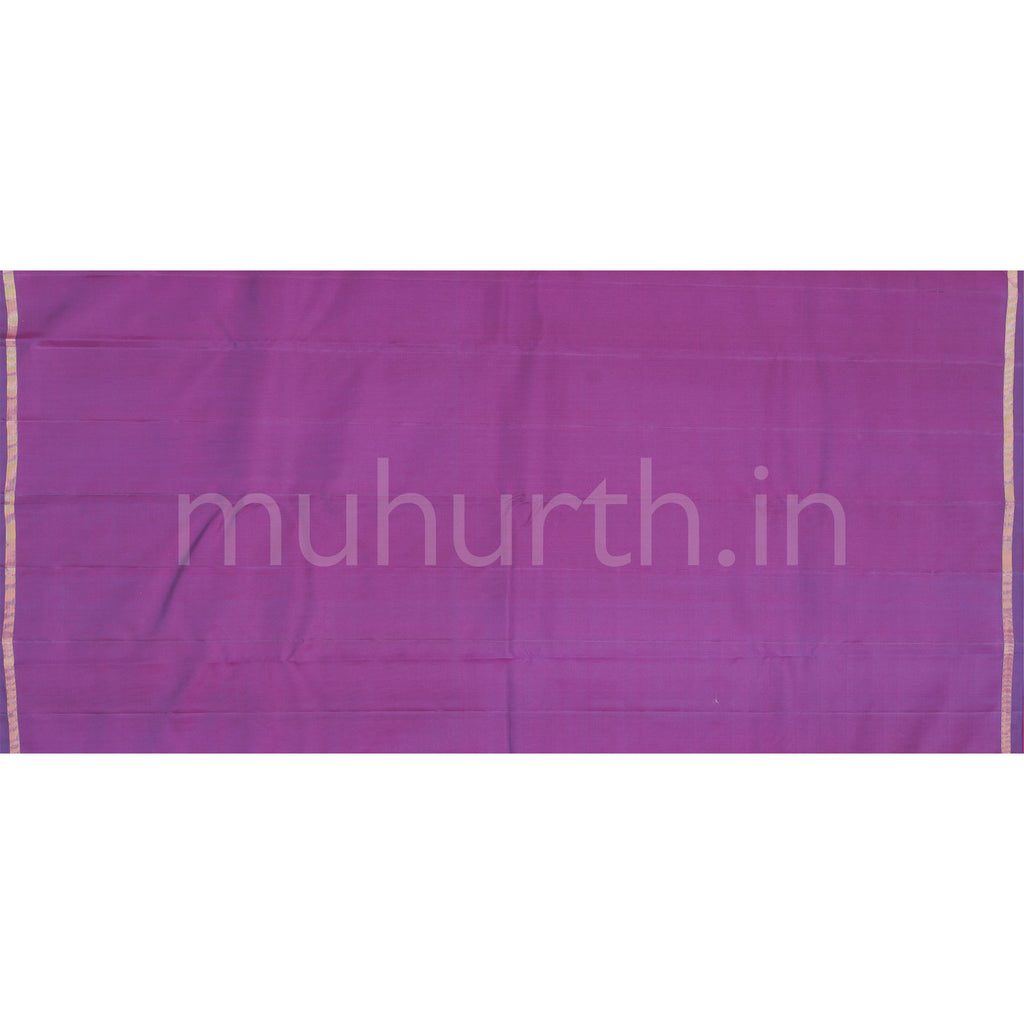 Magenta Pure Zari Kanjivaram Silk Saree