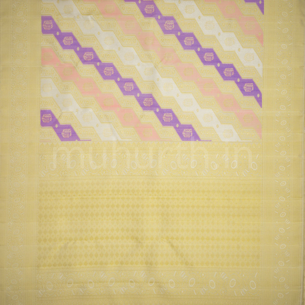 Light Sandal Rangkat Luxury Kanjivaram Silk Saree