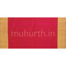 Load image into Gallery viewer, Pink Veldhari Kanjivaram Silk Saree with Rose