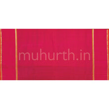 Load image into Gallery viewer, Violet Kanjivaram silk saree with Red