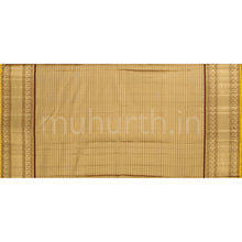 Load image into Gallery viewer, Faun Pure Tissue Kanjivaram Silk Saree with Pakku