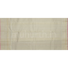 Load image into Gallery viewer, Pakku Pure Meenakari Kanjivaram Silk Saree with Off-White