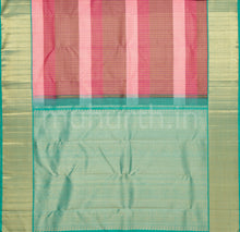 Load image into Gallery viewer, Ombre Tone Muthu Kattam Pure Kanjivaram Silk Saree with Rexona