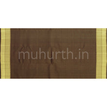 Load image into Gallery viewer, Orange Pure Kanjivaram Silk Saree with Kanchana