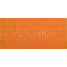 Load image into Gallery viewer, Red Pure Zari Kanjivaram Silk Saree with Orange