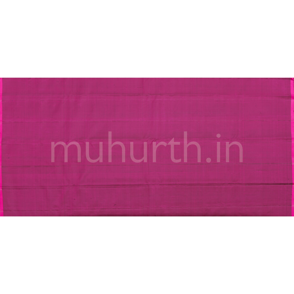 Dark Green Pure Zari Kanjivaram Silk Saree