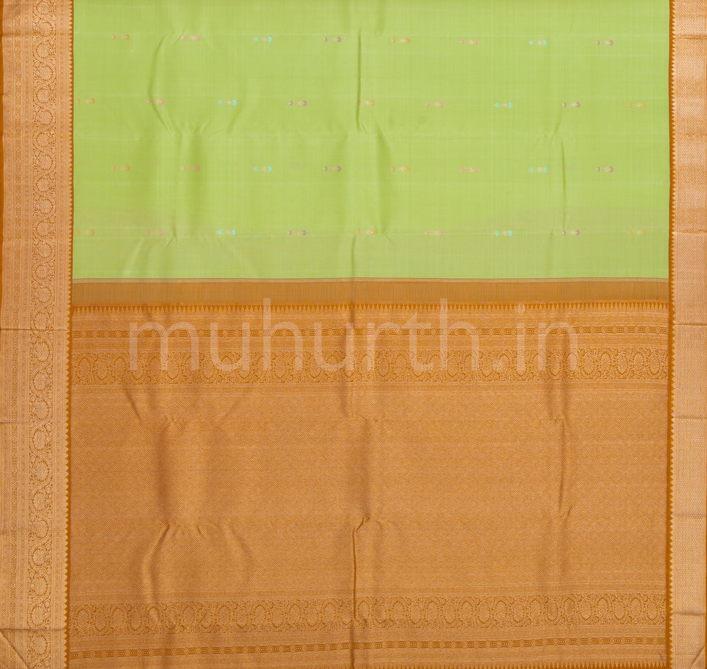 Rexona Pure Kanjivaram Silk Saree with Brown