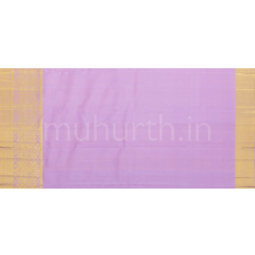 Lavender Designer Meenakari Kanjivaram Silk Saree