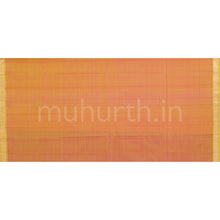 Load image into Gallery viewer, Magenta Pure Kanjivaram Silk Saree with Golden Mustard