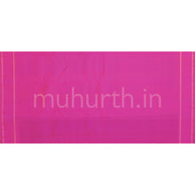 Load image into Gallery viewer, Magenta Pure Zari Kanjivaram Silk Saree with Pink