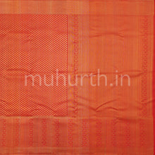 Load image into Gallery viewer, Bright Red Kanjivaram Silk Saree