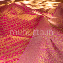 Load image into Gallery viewer, Rose Tissue Kanjivaram Silk Saree with Pink