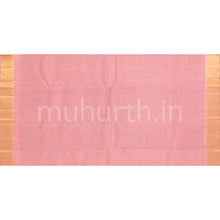 Load image into Gallery viewer, Green Kanjivaram Silk Saree with Pink