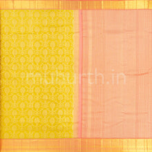 Load image into Gallery viewer, Kanjivaram Sampanga Silk Saree with Peach