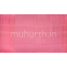 Load image into Gallery viewer, Lavender Kanjivaram Silk Saree with Pink