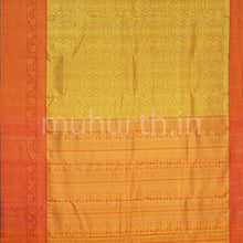 Load image into Gallery viewer, Bright Red Tissue Kanjivaram Saree